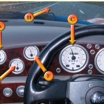 Gauges On a Rover Engined V8 Chimaera Dashboard on a run