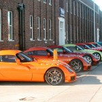 TVR Sagaris Outside Blackpool Factory