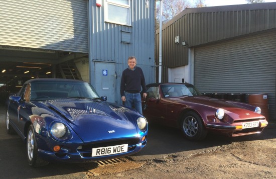 Peter and 2 TVR's